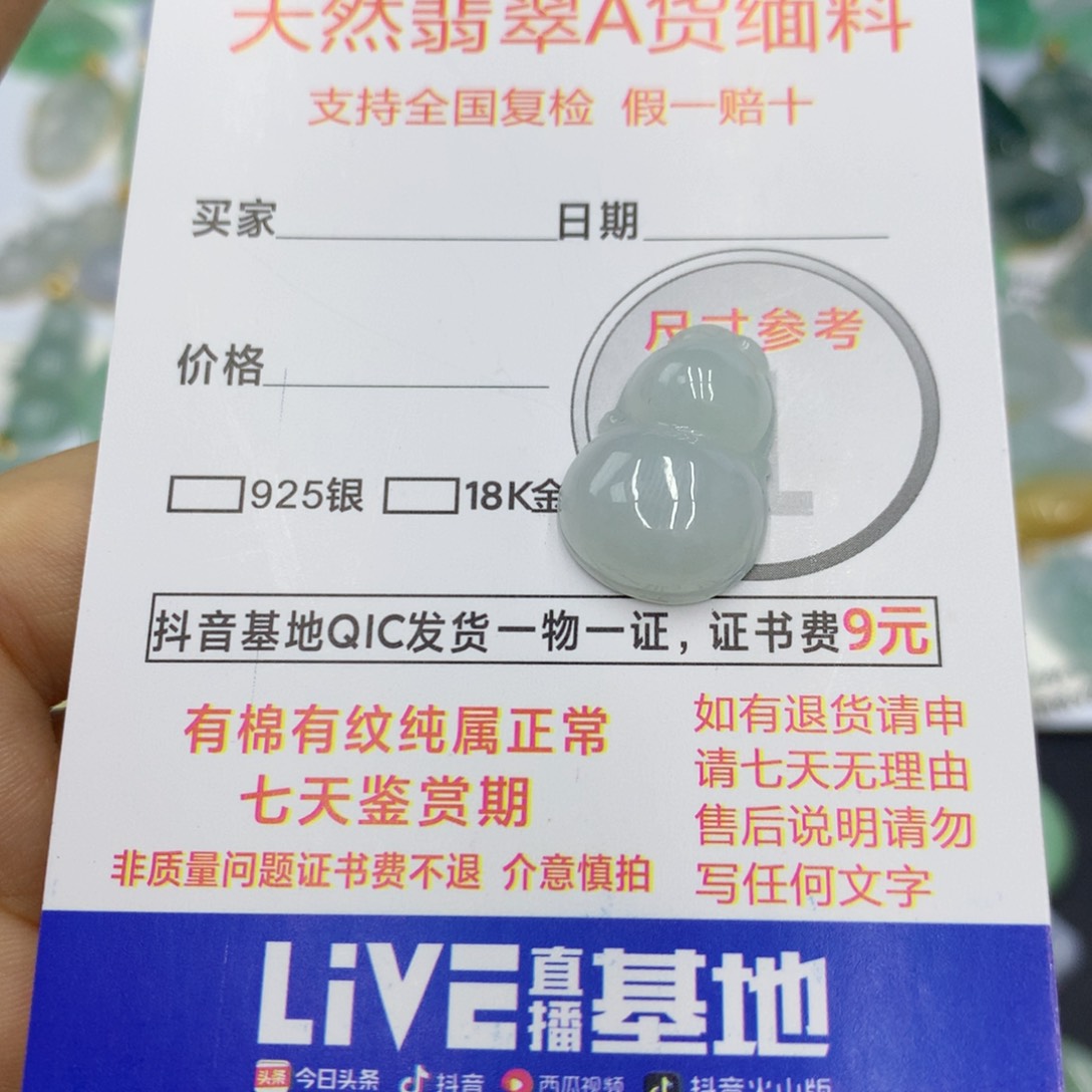 翡翠颈饰未镶嵌翡翠