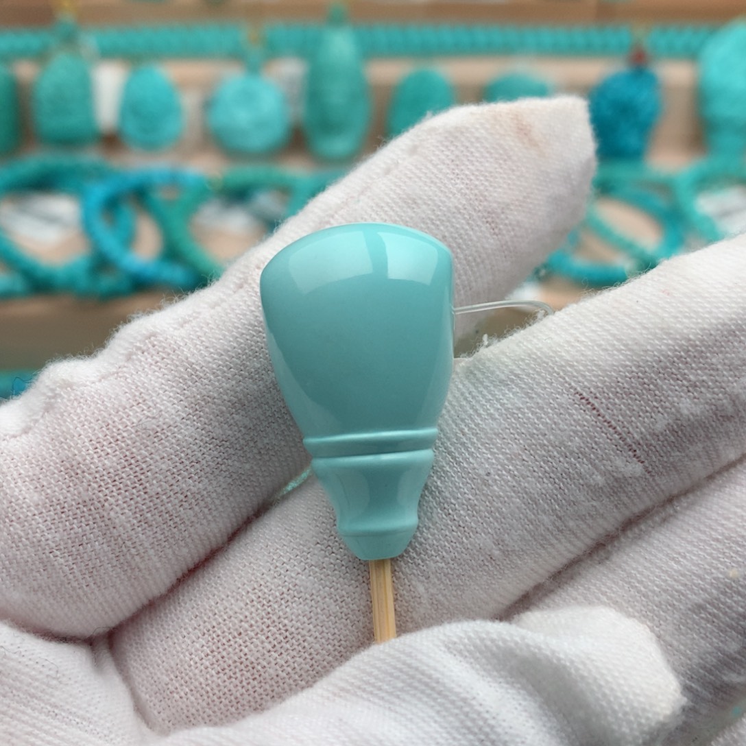 绿松石未镶嵌珠宝奇石15.5mm