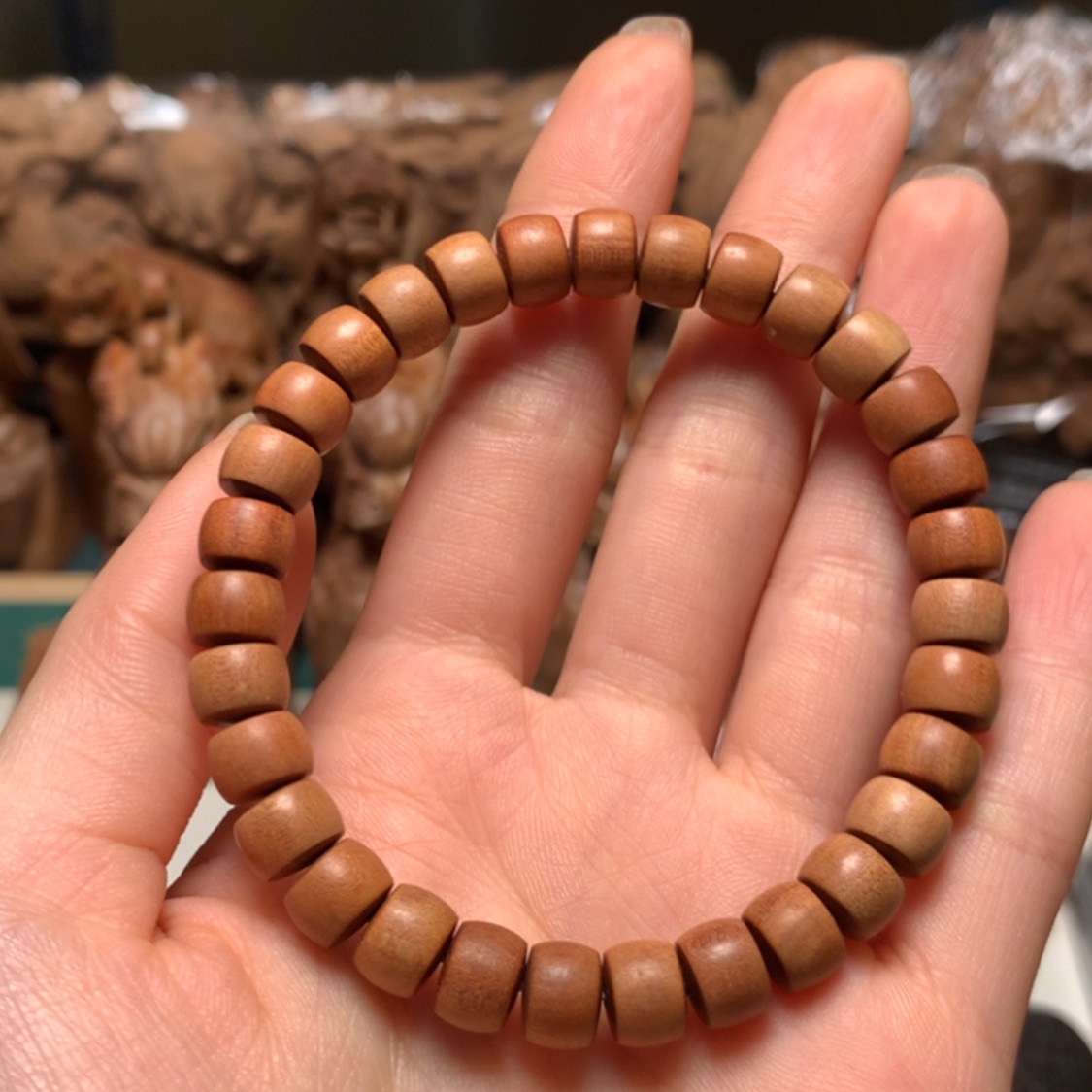 【闪购商品】檀香木手串/手链?***?老山檀香6x8福利