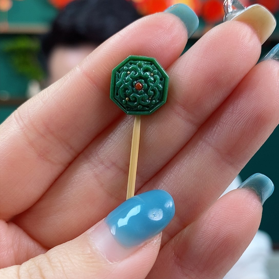 绿松石珠宝奇石未镶嵌