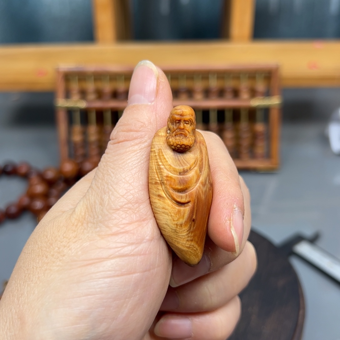 柏木崖柏木摆件手把件，57