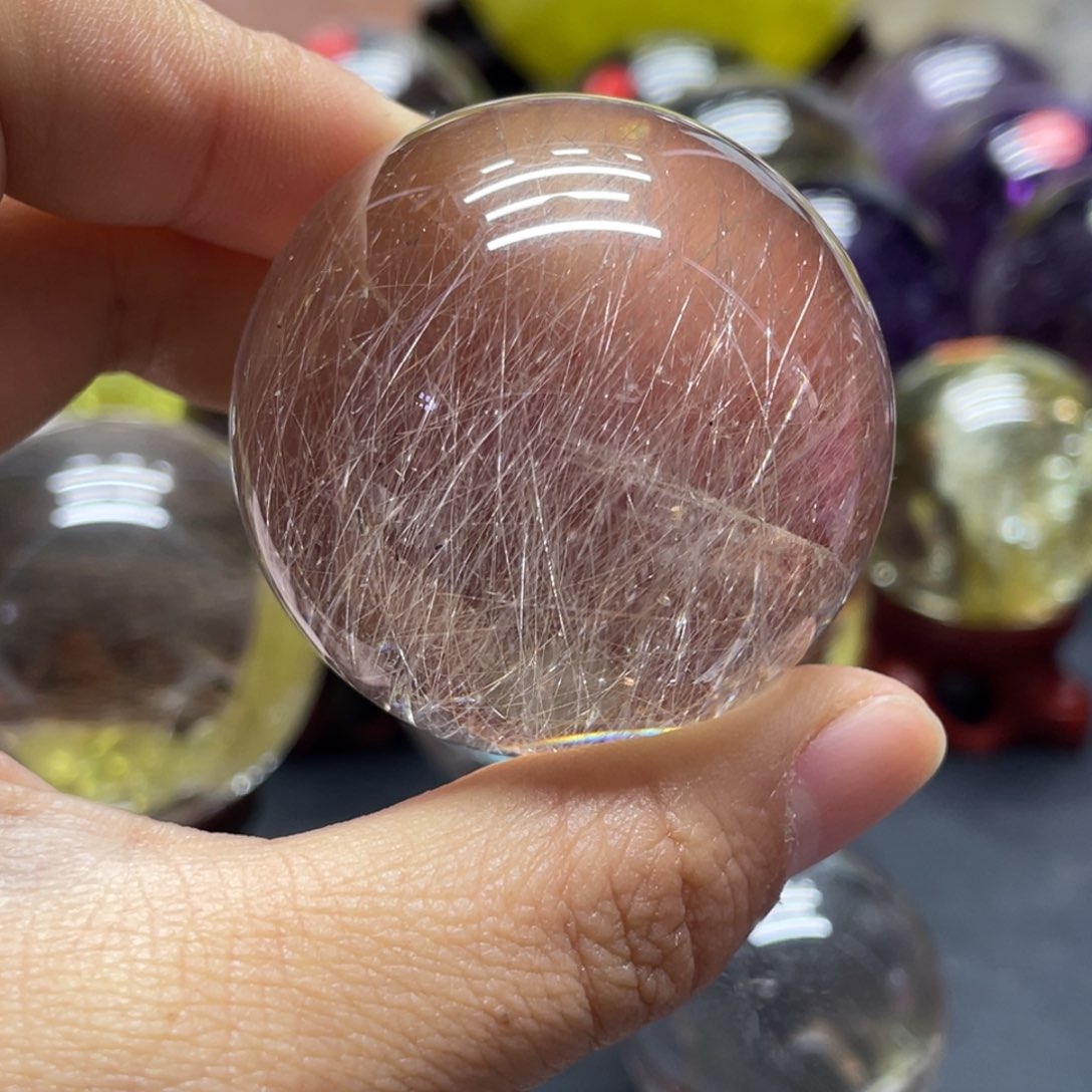 未镶嵌珠宝半成品水晶三**城MM金发晶蓝1201