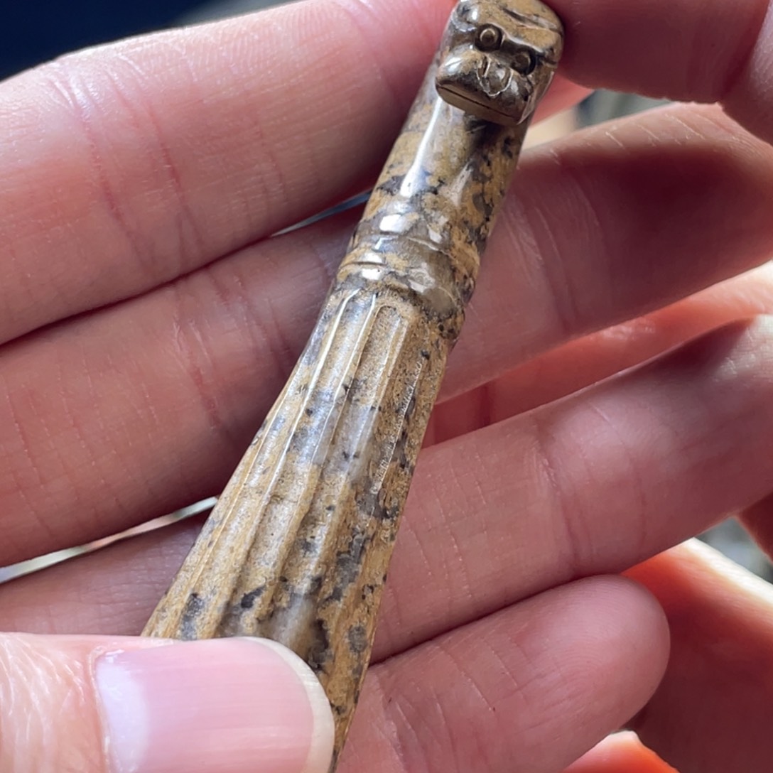 和田玉无未镶嵌听**珍