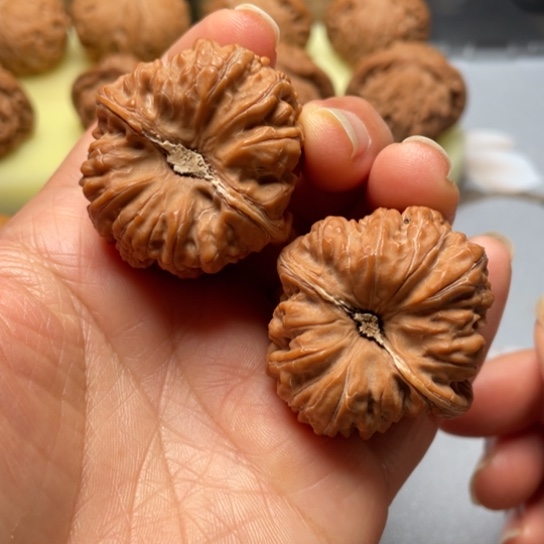 【闪购商品】把件文玩核桃凹底边38.5