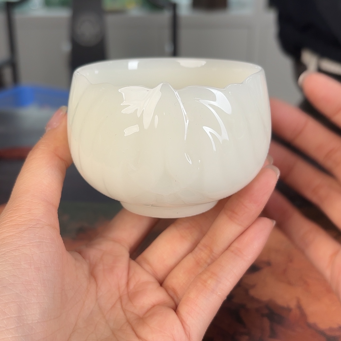 龙泉云间青瓷小米茶器