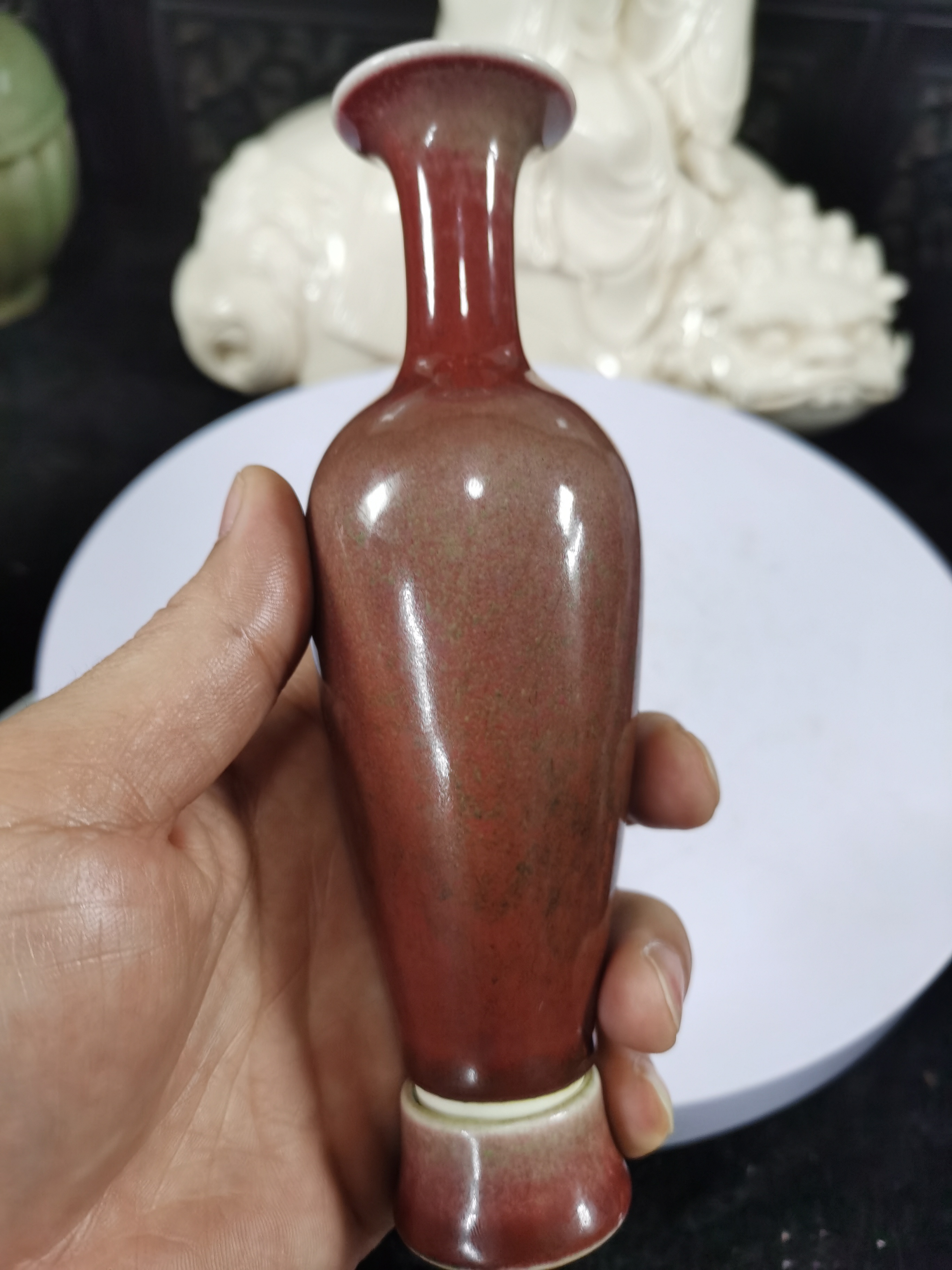 陶瓷柳叶瓶工艺品