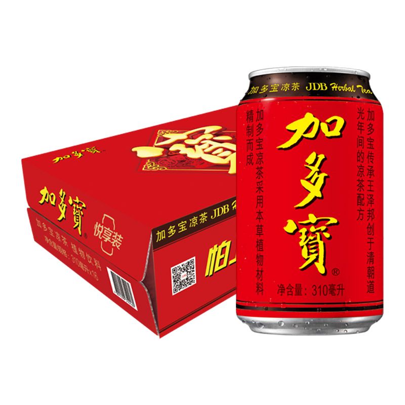 加多宝凉茶植物饮料悦享装 310毫升×16/箱