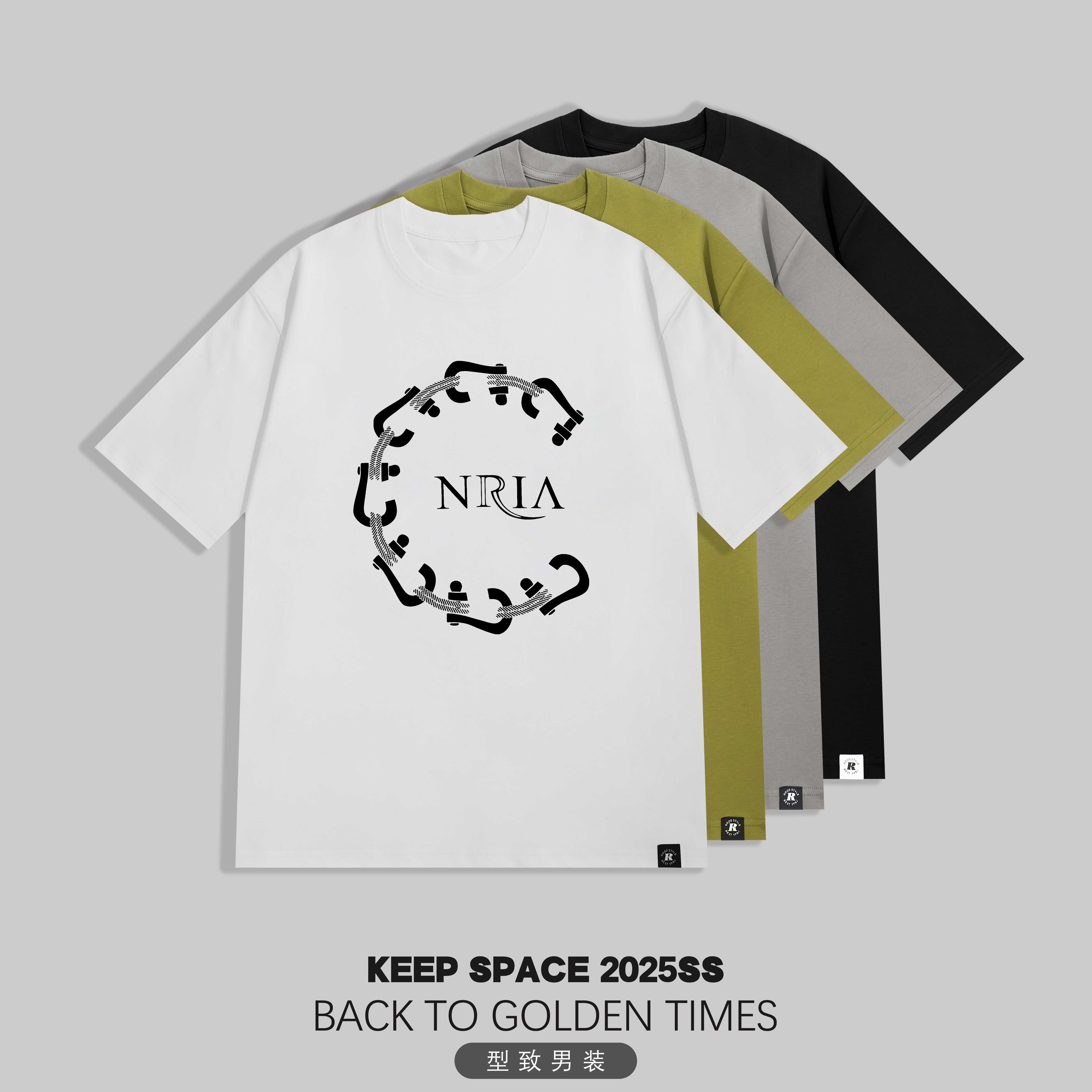 【琅琊专属】UPF50+冰感防晒T创意印花百搭时尚休闲短袖T恤KP3429