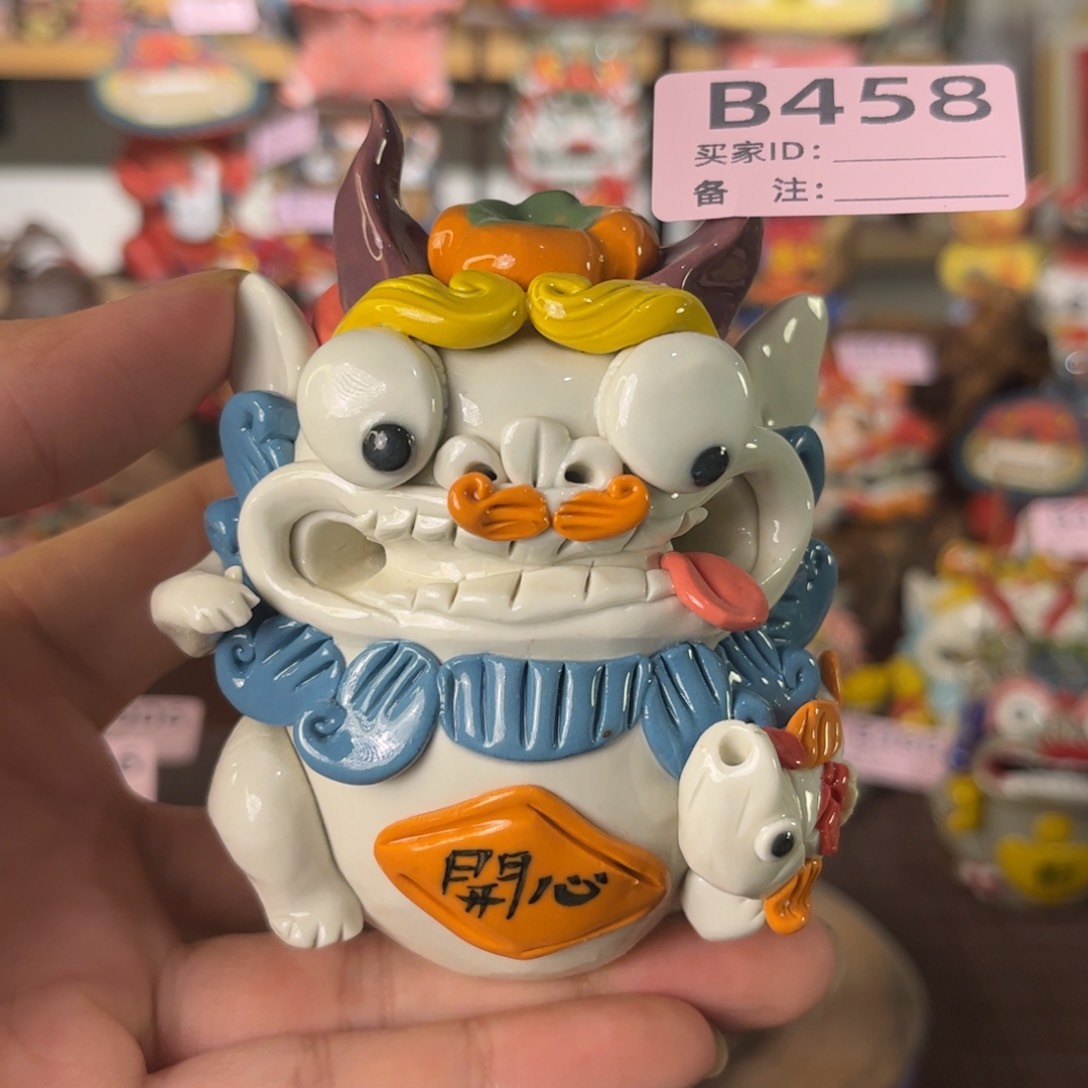 泥塑纯手工茶宠摆件