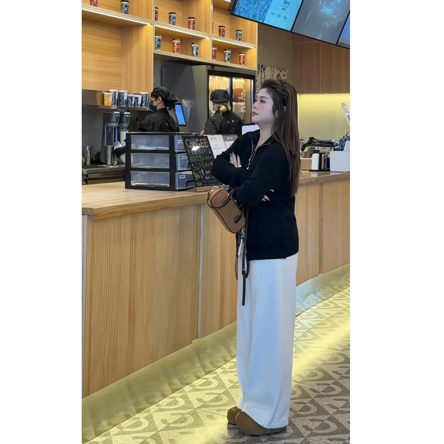 秋冬季新款加厚轻奢设计感双拉链针织开衫保暖毛衣外套外穿上衣 