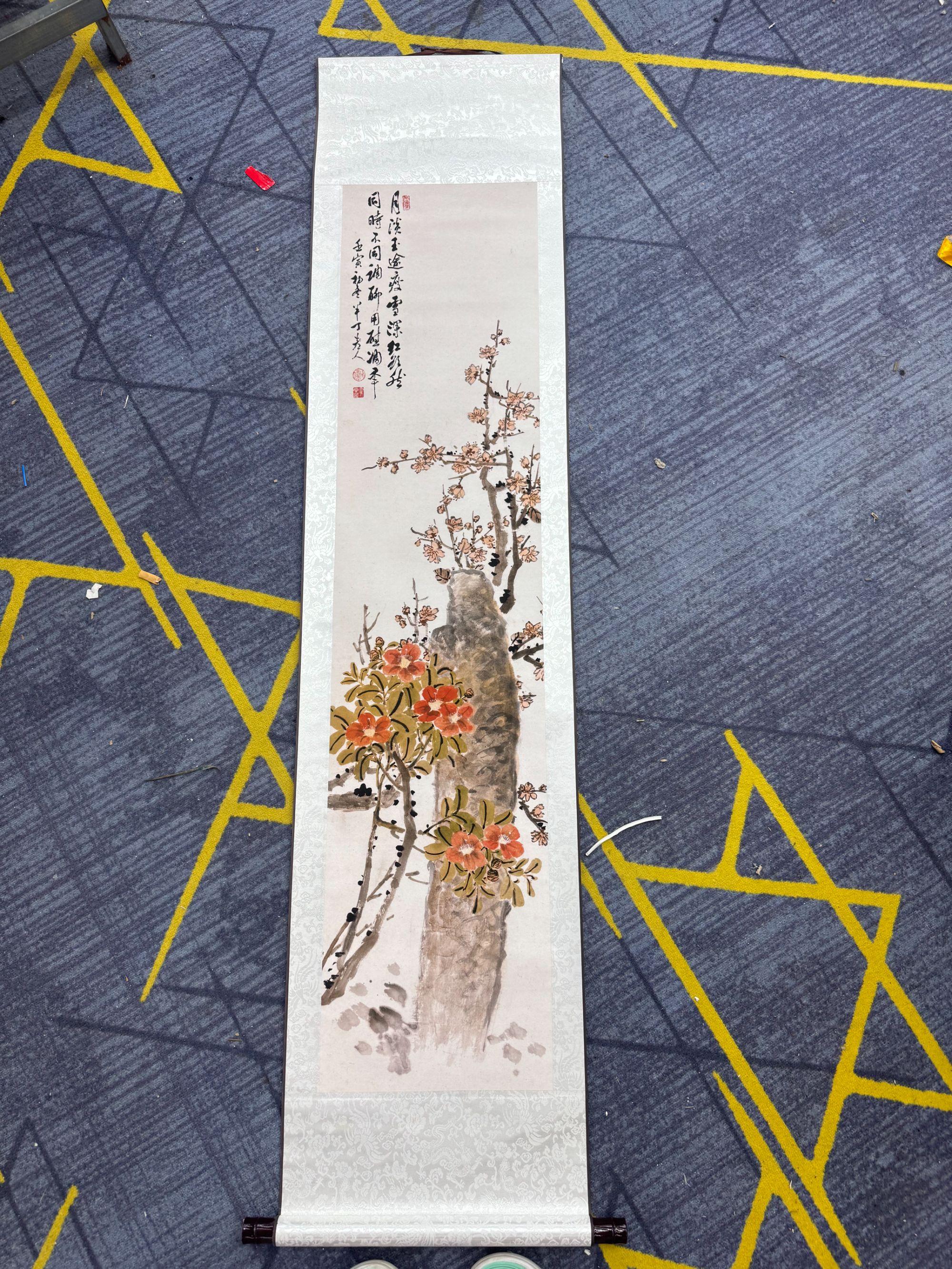 【精品复仿】《月息》四尺竖幅艺术微喷复刻装裱玄关装饰画
