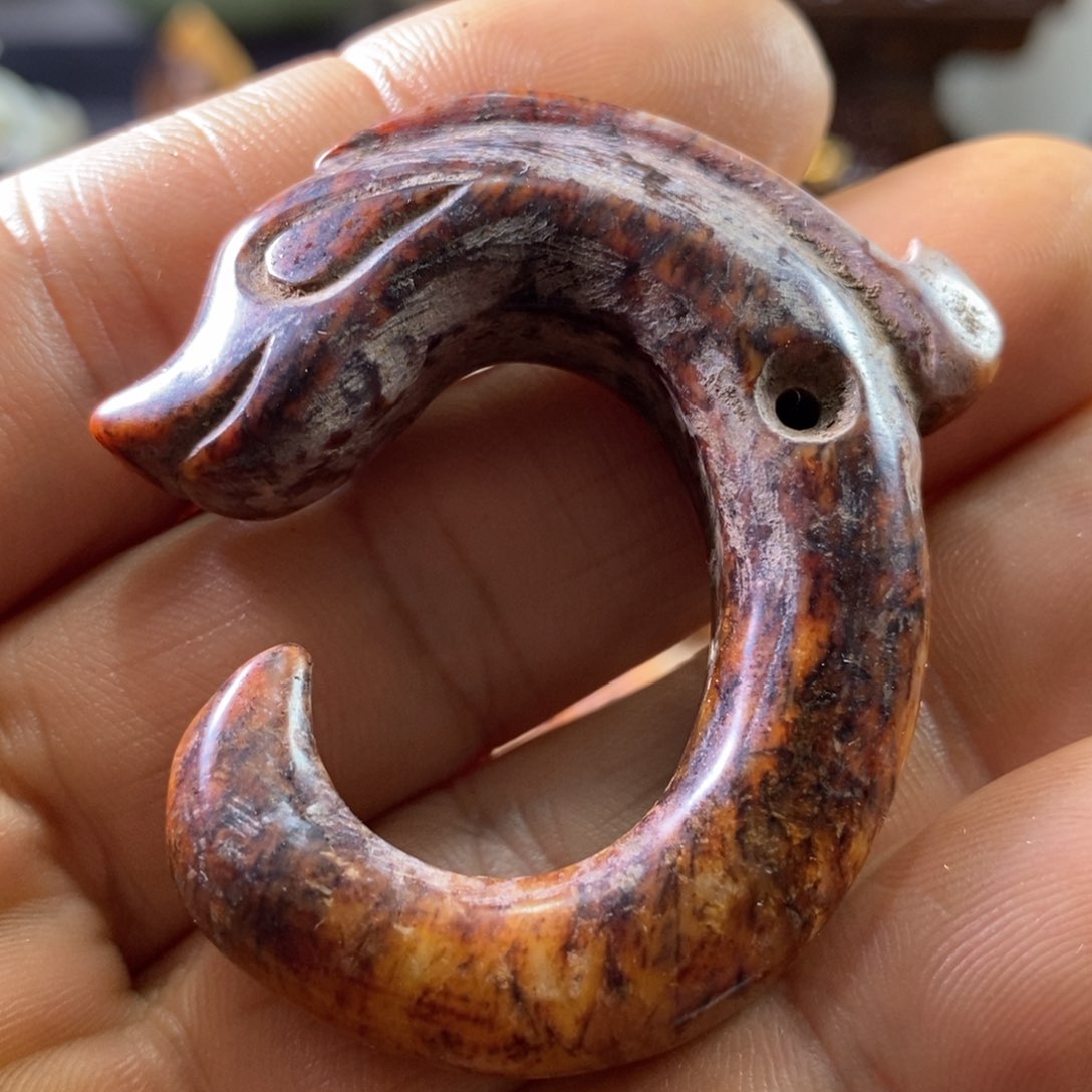 和田玉（糖玉）颈饰未镶嵌