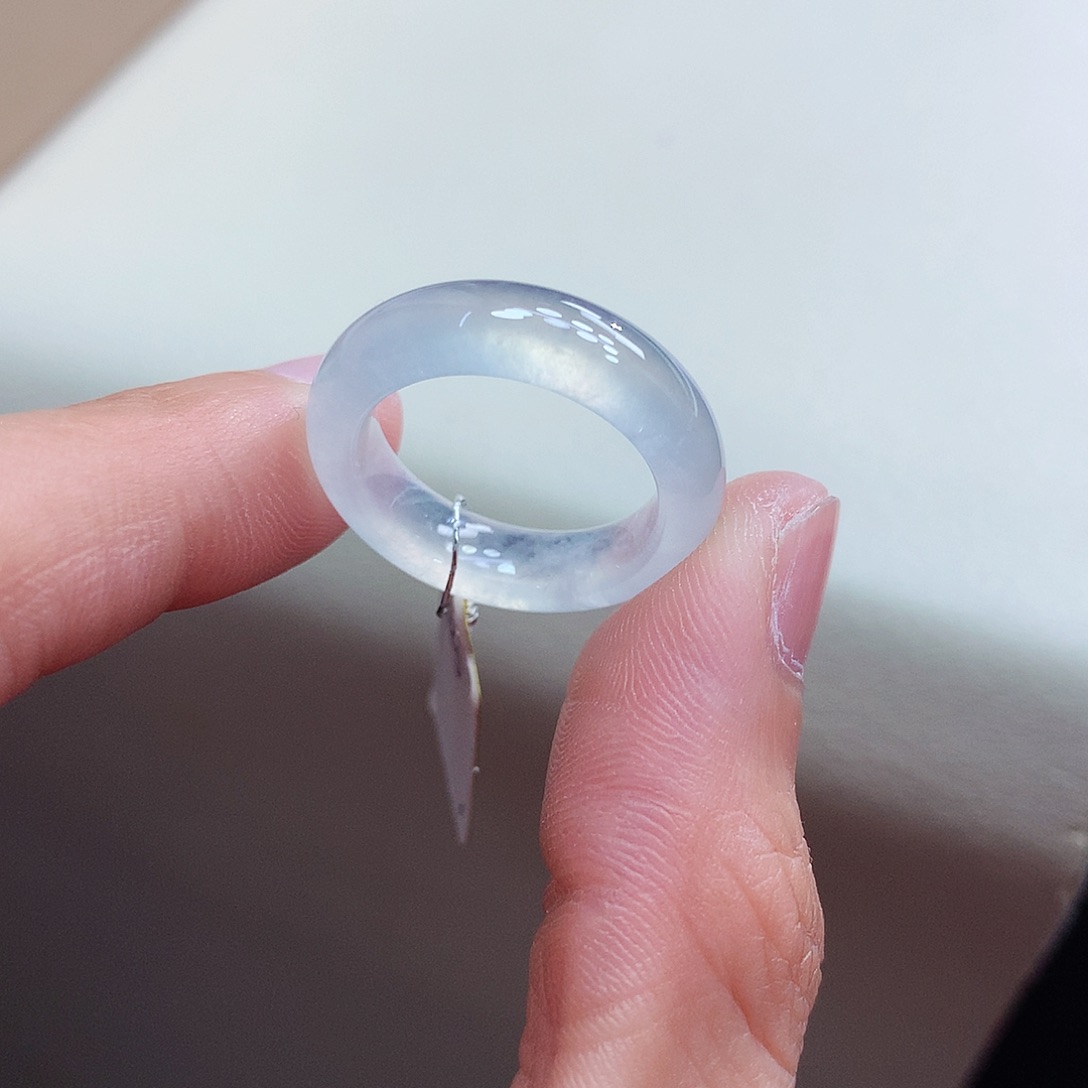 未镶嵌戒指翡翠14-15号