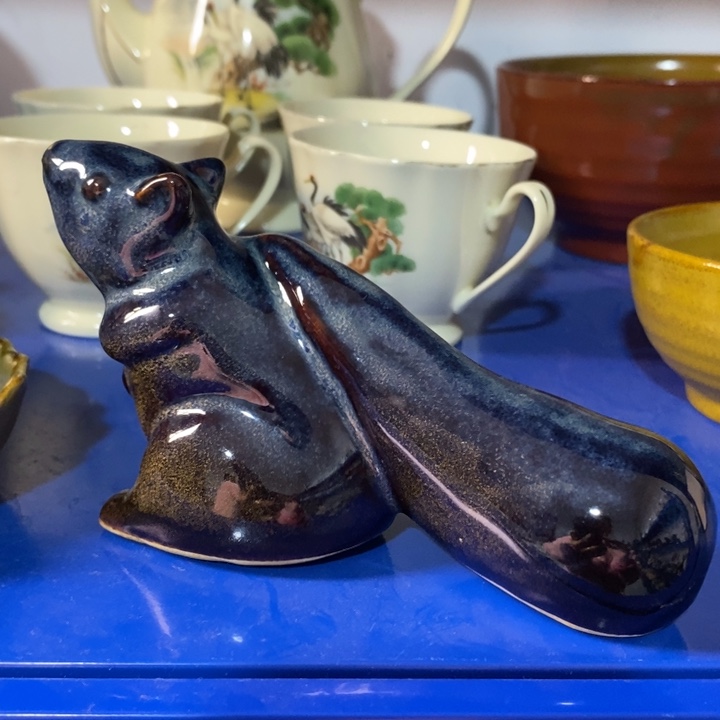 瓷片七厂窑变小老鼠