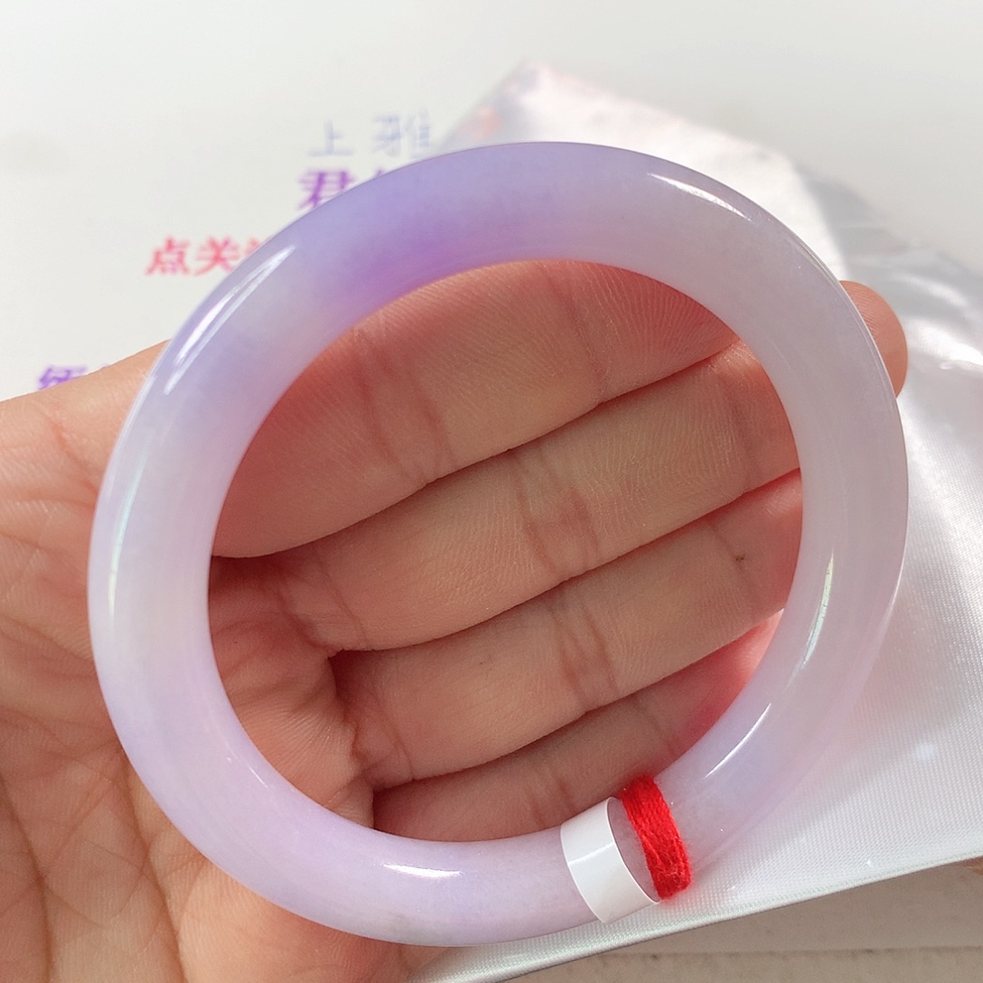 翡翠手镯未镶嵌紫罗兰⑦⑨