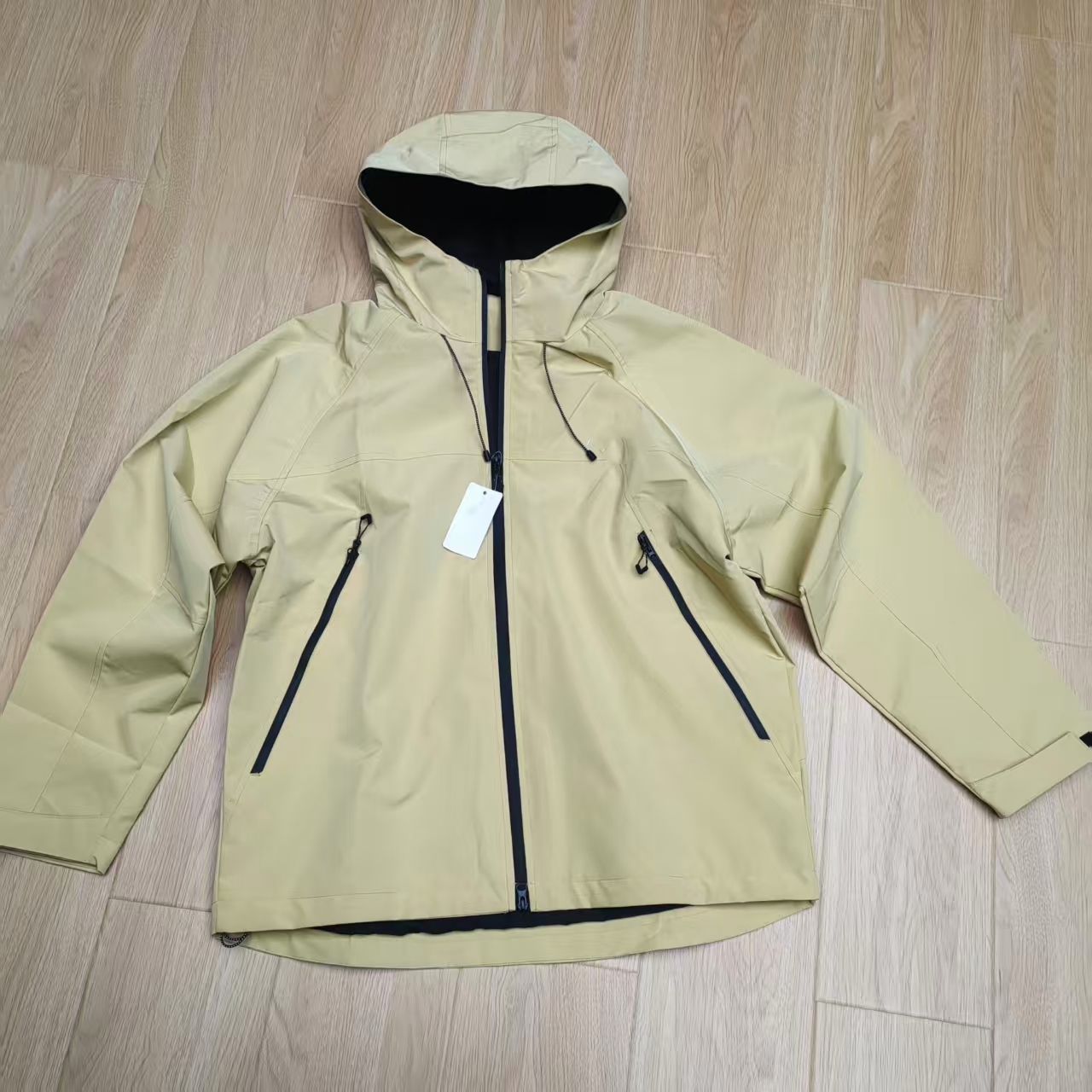 【南油玲姐】黄色男女款冲锋衣长袖外套WT6782