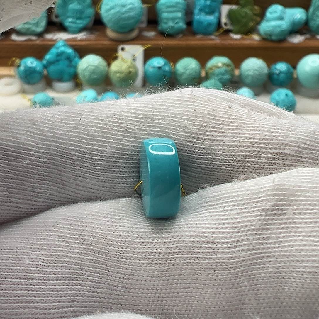 绿松石直切珠 未镶嵌