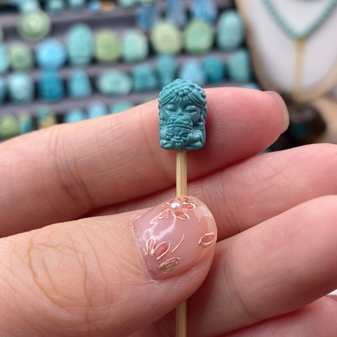 绿松石珠宝奇石未镶嵌