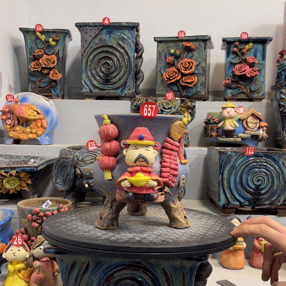 陶瓷新年特价福利陶然花器657号