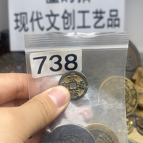 铜枫**染现代文创工艺品现代花钱