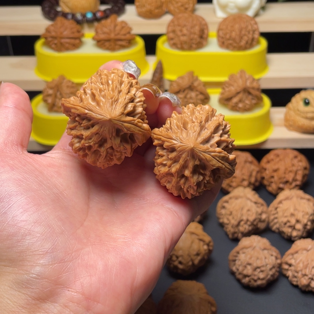 把件文玩核桃41招财鼠微修打底