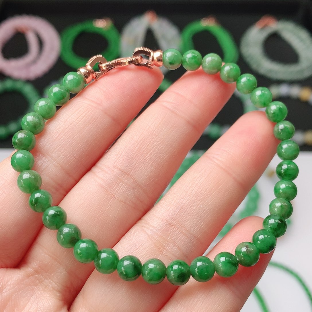 翡翠未镶嵌手链翡翠