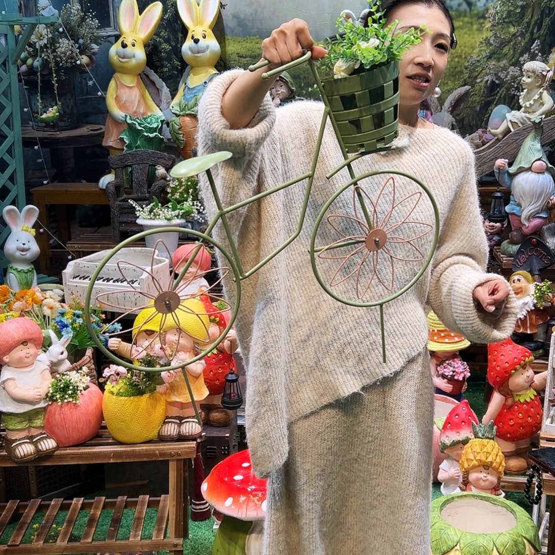 花园摆件红红火火