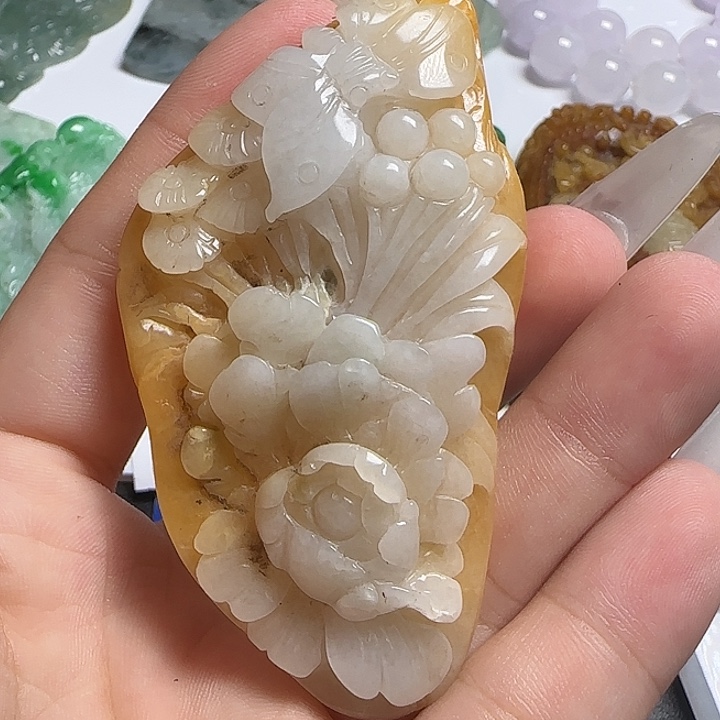 翡翠未镶嵌颈饰天然缅甸翡翠A货