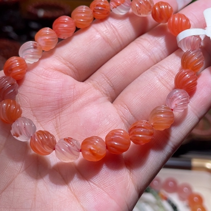 南红玛瑙手串7+未镶嵌