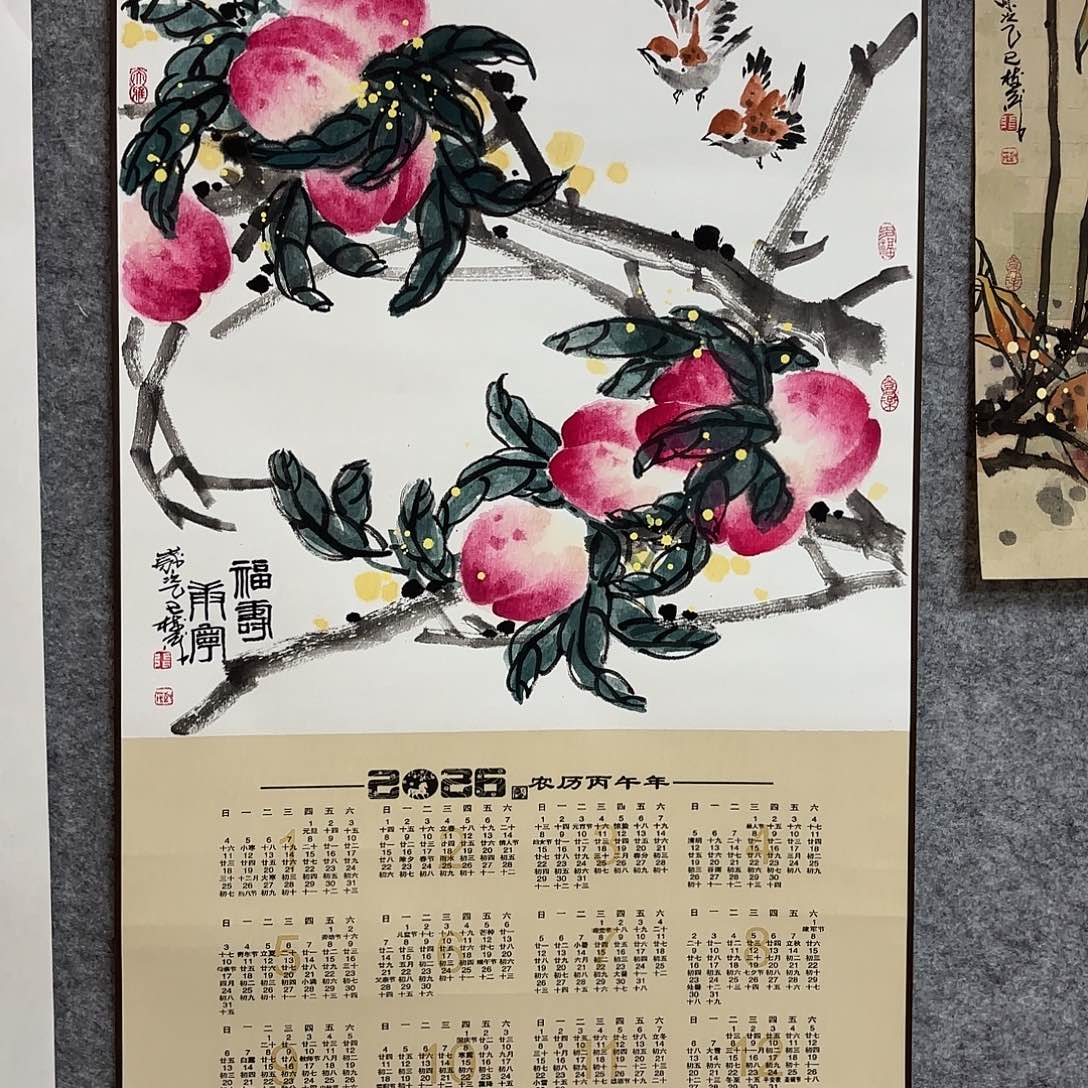 国画手绘花鸟国画作品……