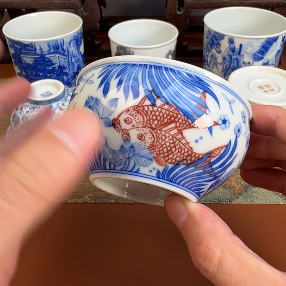 瓷片景德镇瓷器手工手绘