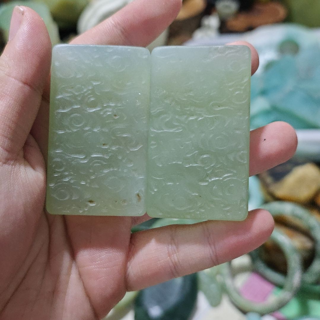蛇纹石玉未镶嵌珠宝半成品
