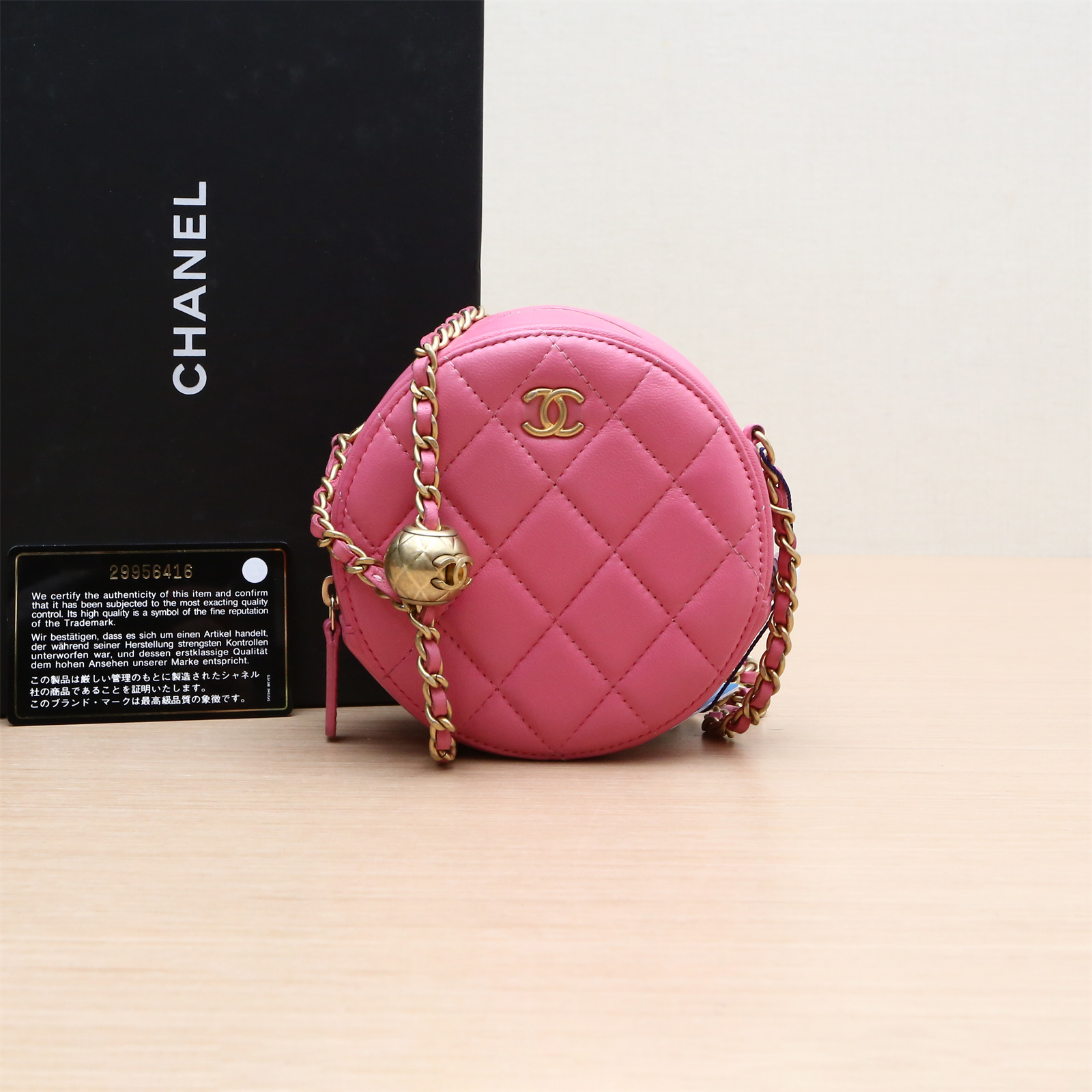 99新 Chanel/香奈儿 【活动】斜挎包圆饼链条包 29开 P214239852