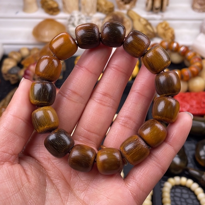 驼骨其他好的牛角桶珠14