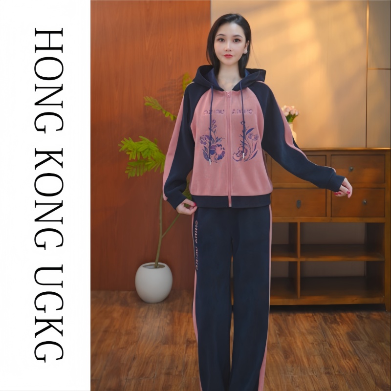 香港UG&KG秋冬款中年妈妈时尚两件套OJ-73254ZH337