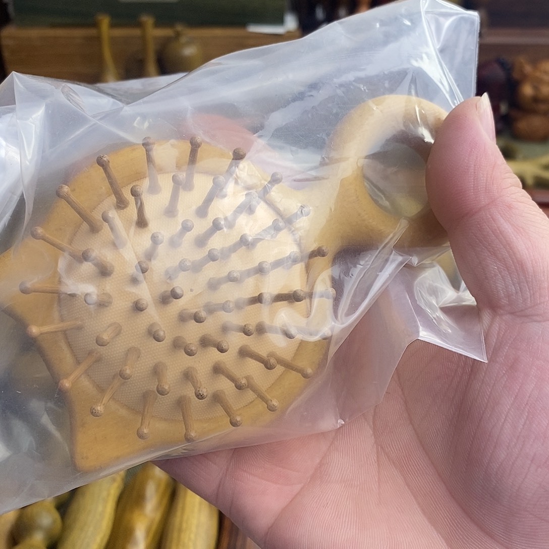 我***啊香榧木阿根廷绿檀手把件