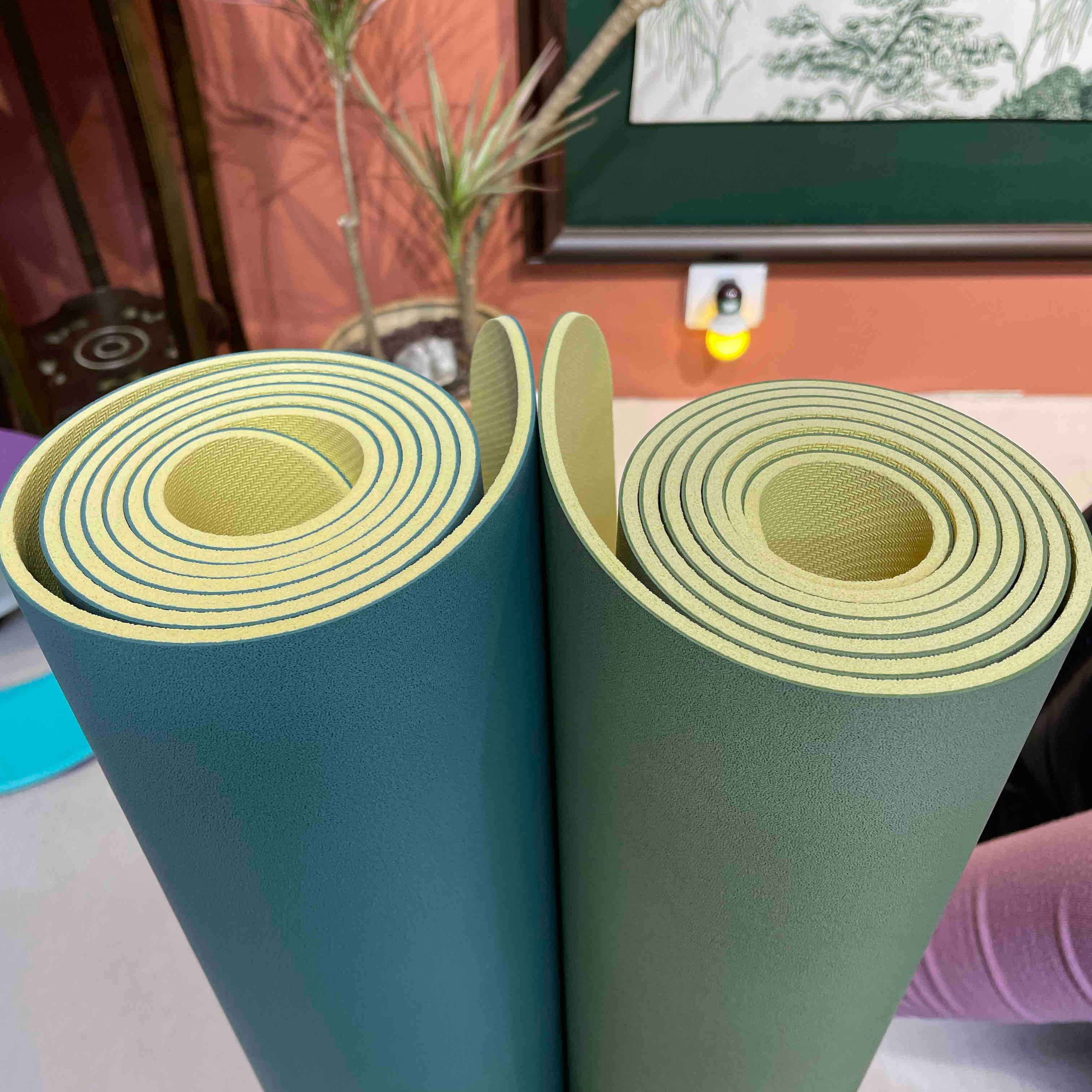 公用链接主播正在讲款 80宽 天然橡胶 高品质 瑜伽垫 