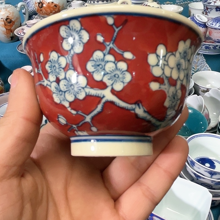 景德镇陶瓷主人杯13344