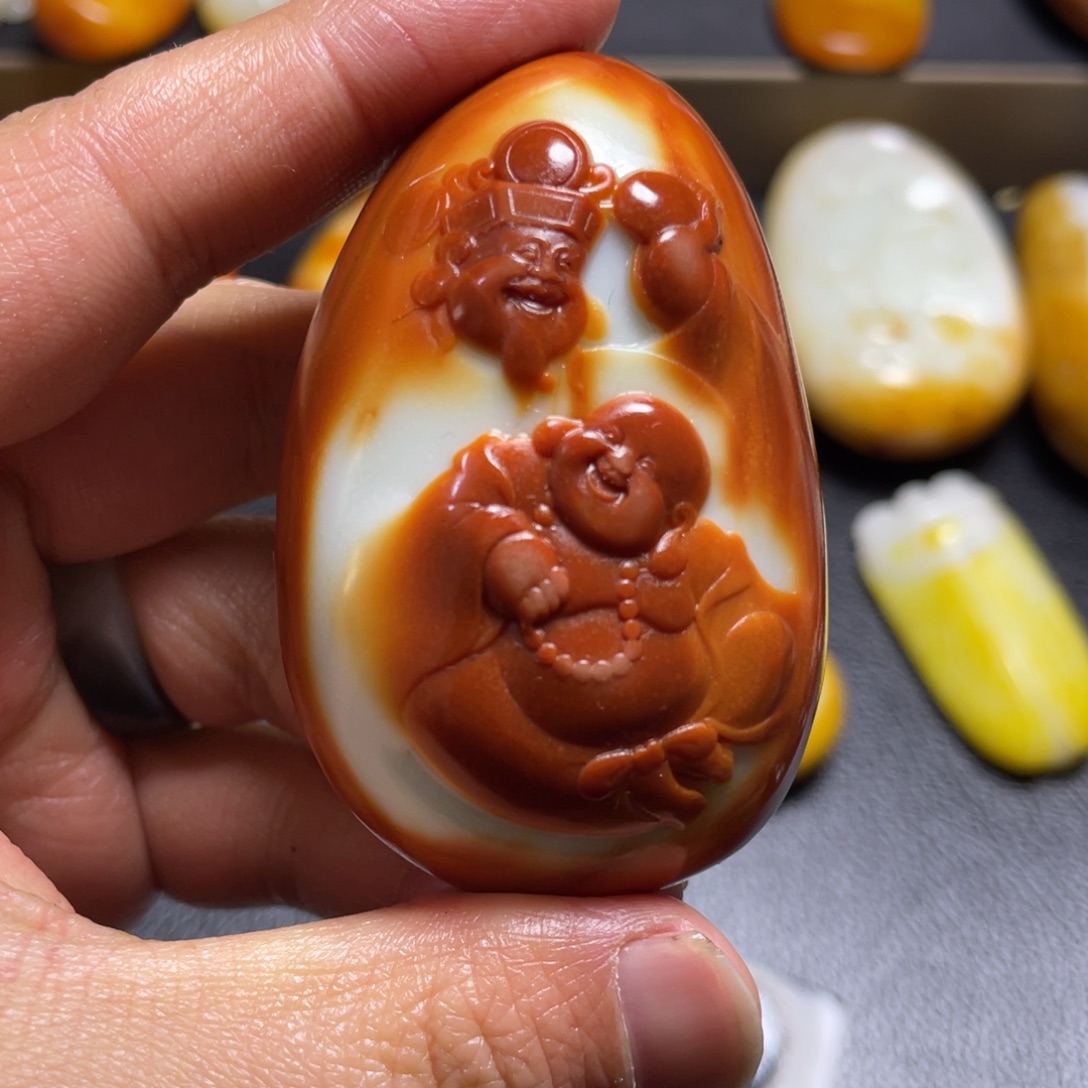 海***韵和田玉未镶嵌颈饰