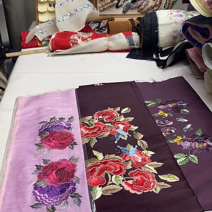 小***新蚕丝真丝手绣手工刺绣