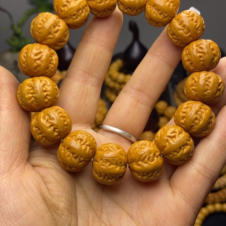 猴头核桃手串猴头猴脑