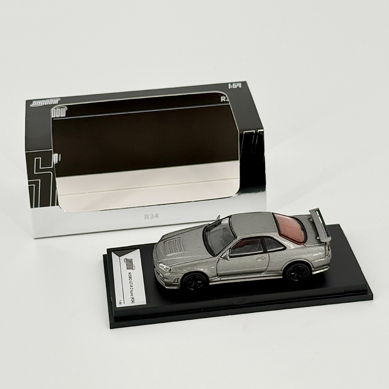 shadow 1:64 尼桑Nismo R34 GTR 仿真合金汽车模型收藏摆件