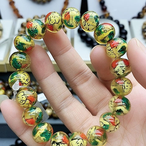 琥珀手链未镶嵌琥珀12