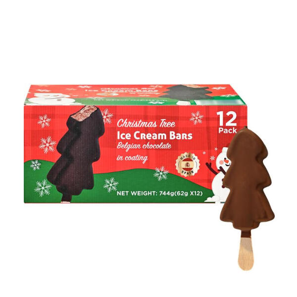  西班牙- 圣诞树形巧克力脆皮冰淇淋 744g(62gx12)