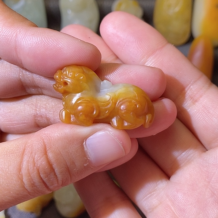 【闪购商品】和田玉未镶嵌挂件吉**宝