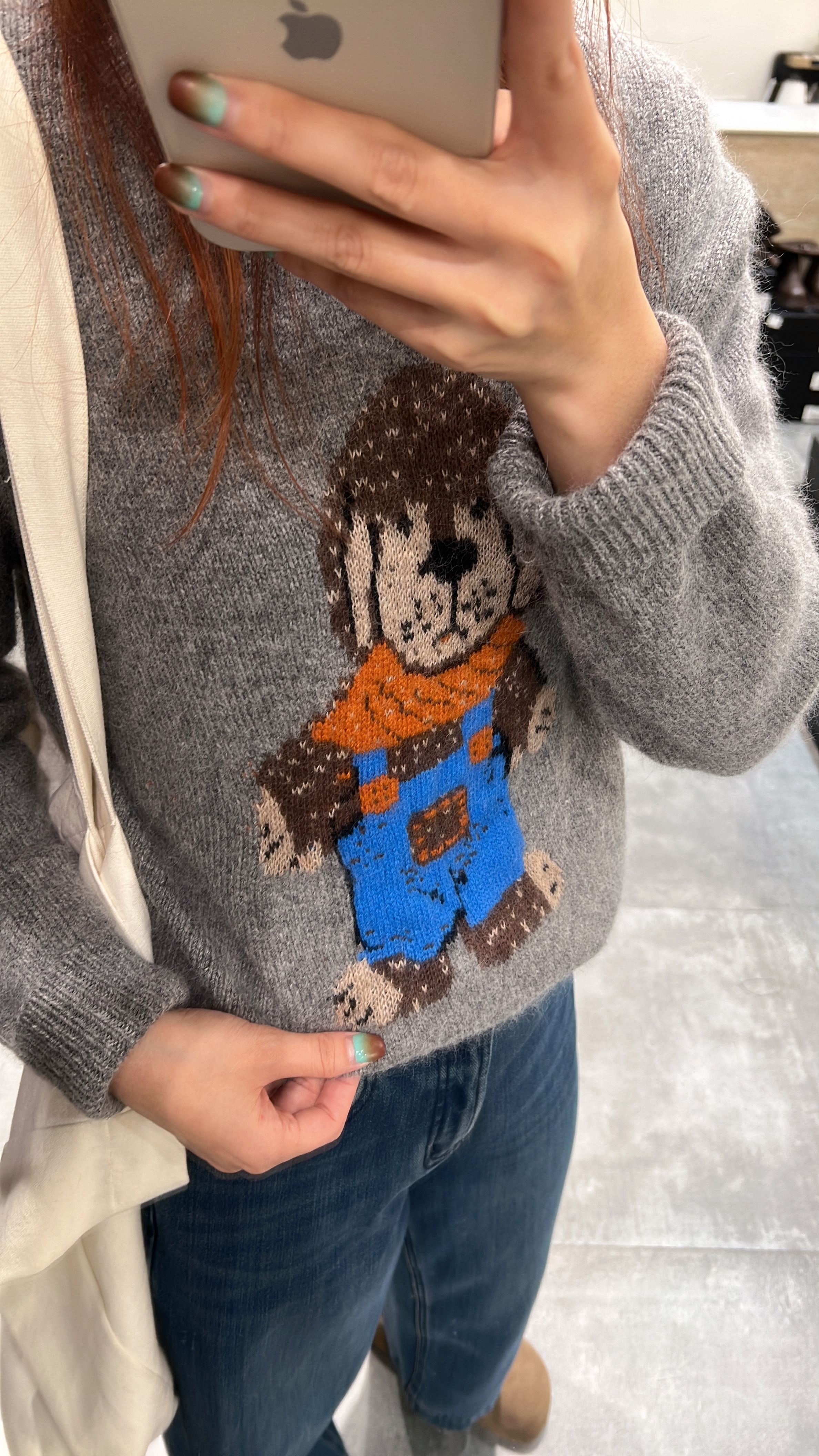 浣熊绒毛衣羊毛衫圣诞新年毛衣