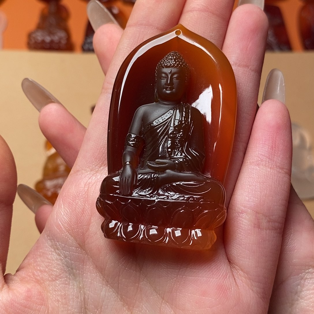 财***饶玛瑙/玉髓未镶嵌颈饰