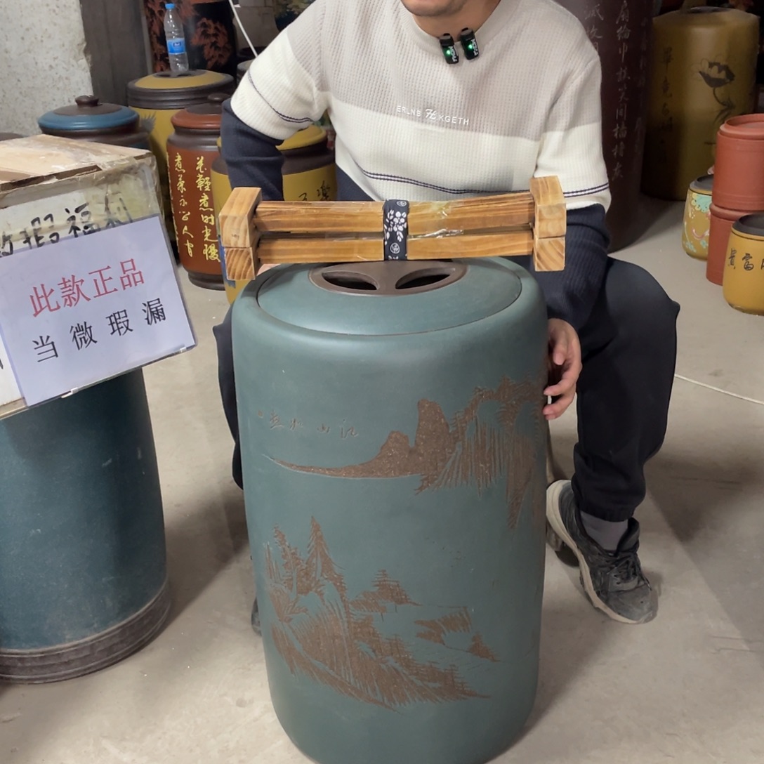 宜兴原矿紫砂茶叶罐