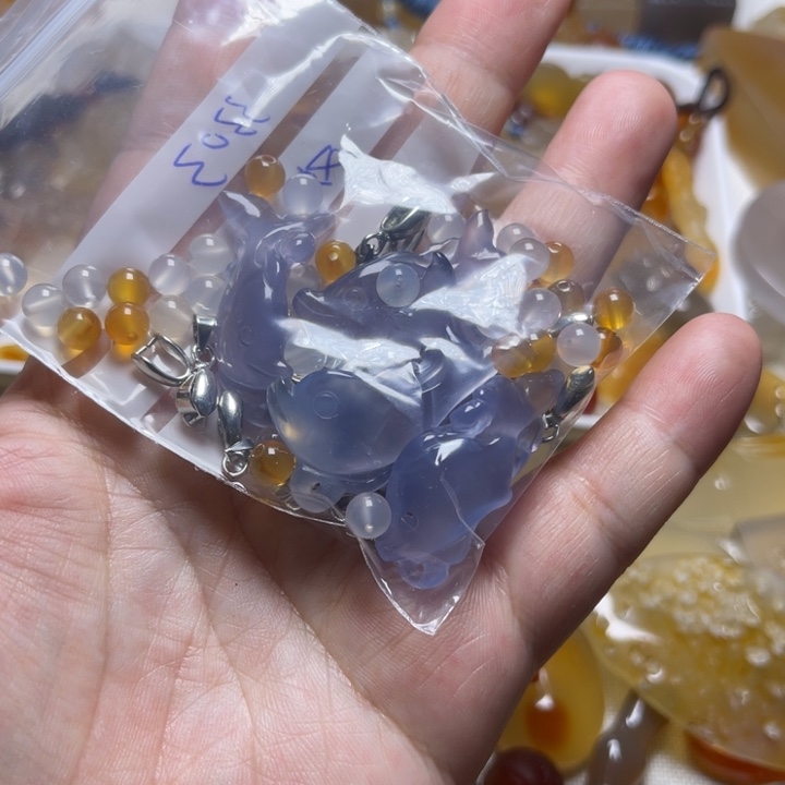 玛瑙/玉髓颈饰未镶嵌●****体3303