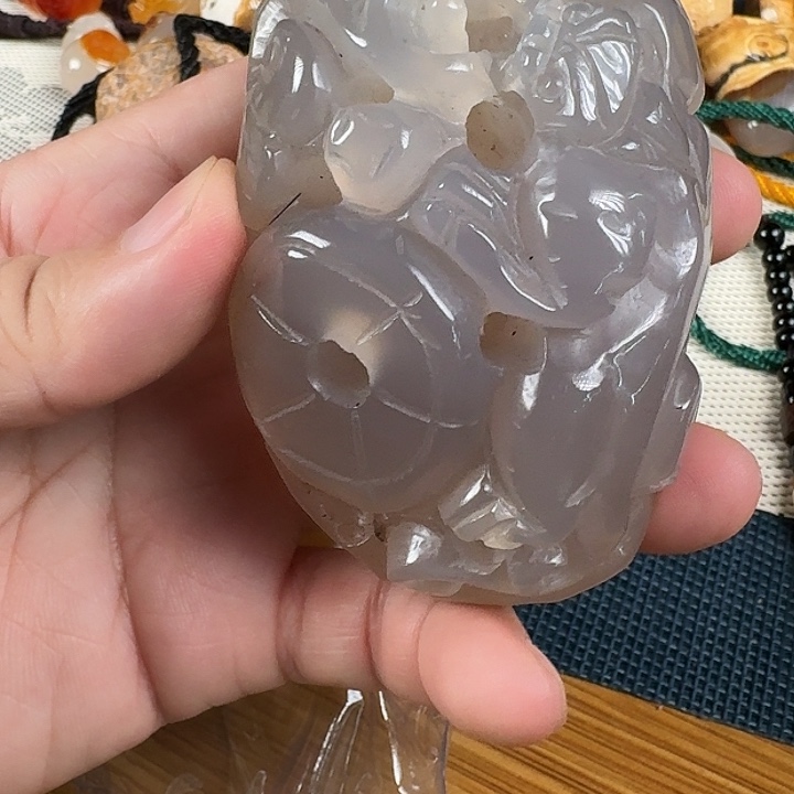 仁***缘玛瑙/玉髓未镶嵌珠宝奇石